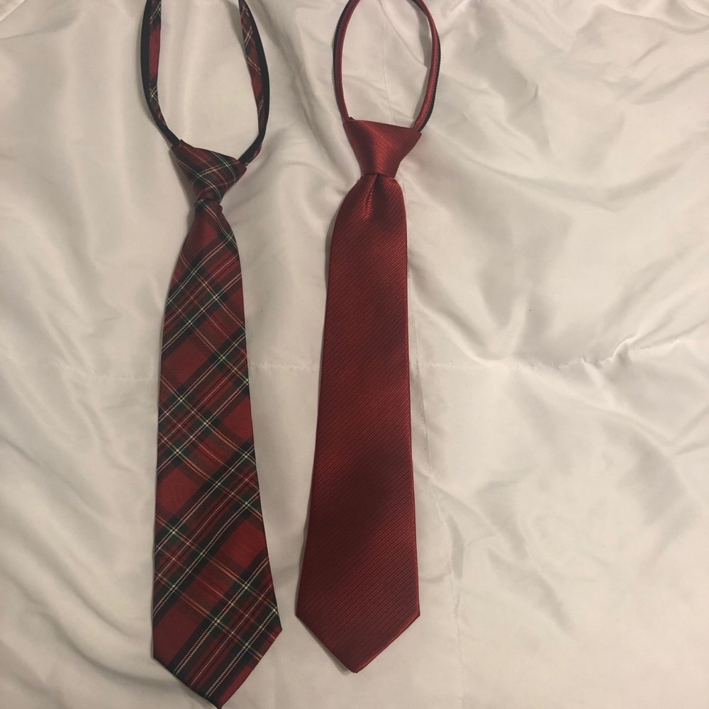 2 New Boys zipper ties!